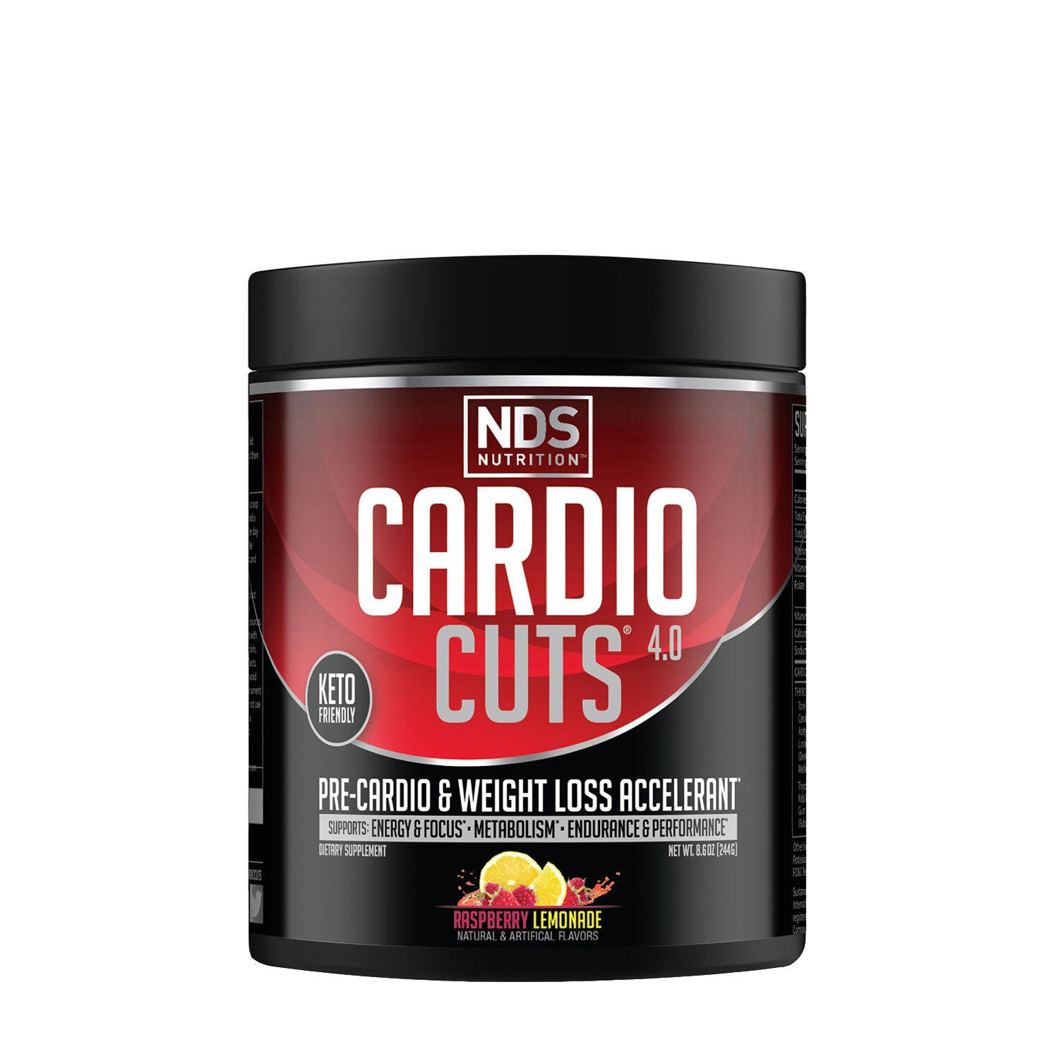 Cardio Cuts&reg; 4.0, Raspberry Lemonade - 8.6 oz. (20 Servings) Raspberry Lemonade | GNC
